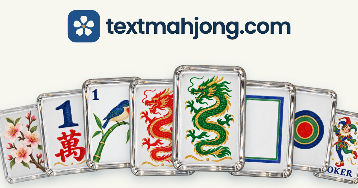 I built an American Mahjong iMessage tutor